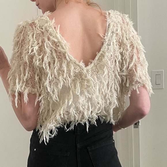 Zara - feather top - Picture 3 of 5